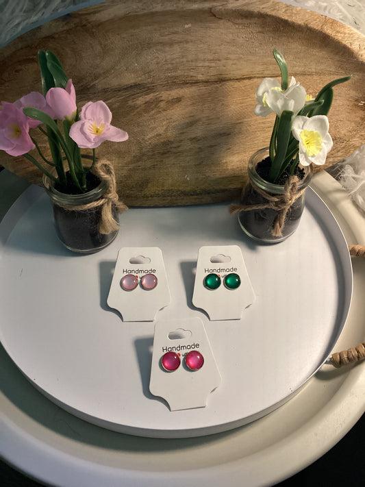 Boucles d oreilles simples couleur d été