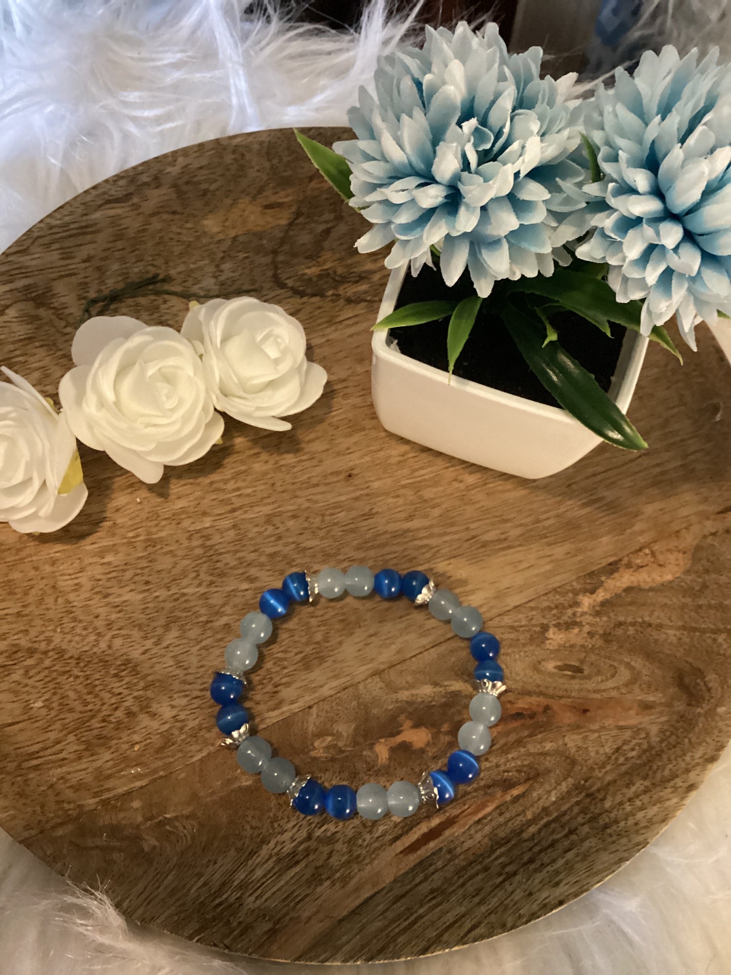 Bracelet bleu 2 bleu foncé 2