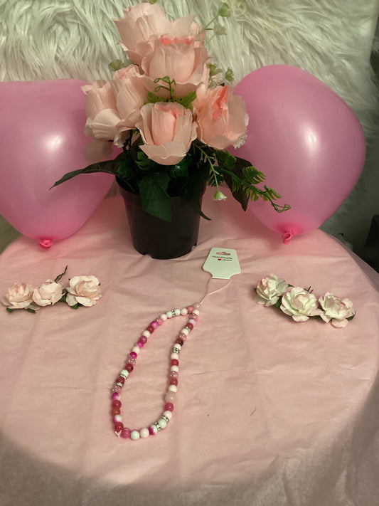 Bijoux de téléphone octobre rose 🎀