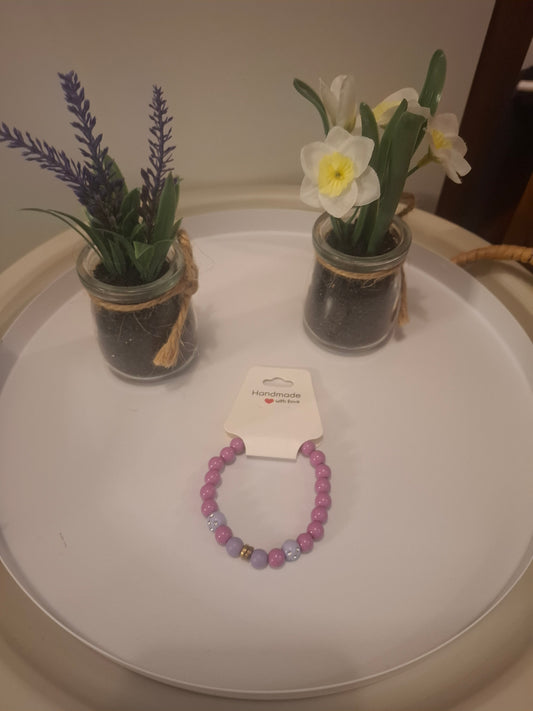 Bracelet  violet lisa